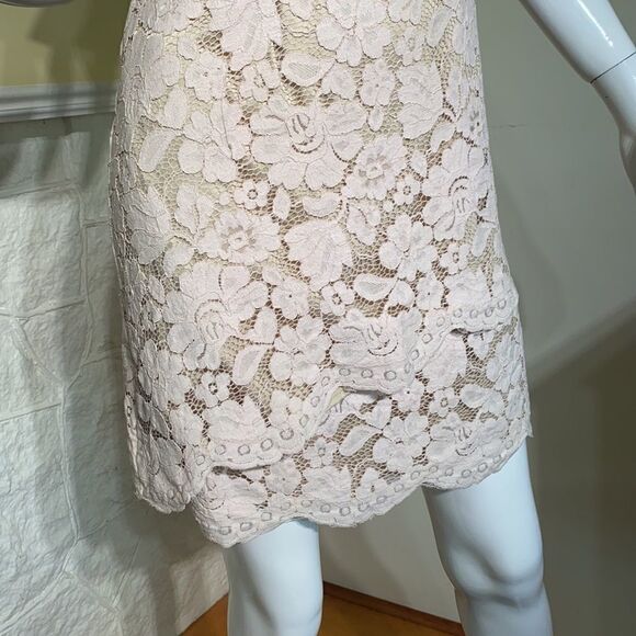 Vince Camuto Ballerina Pink Lace Sheath Dress - Picture 7 of 14